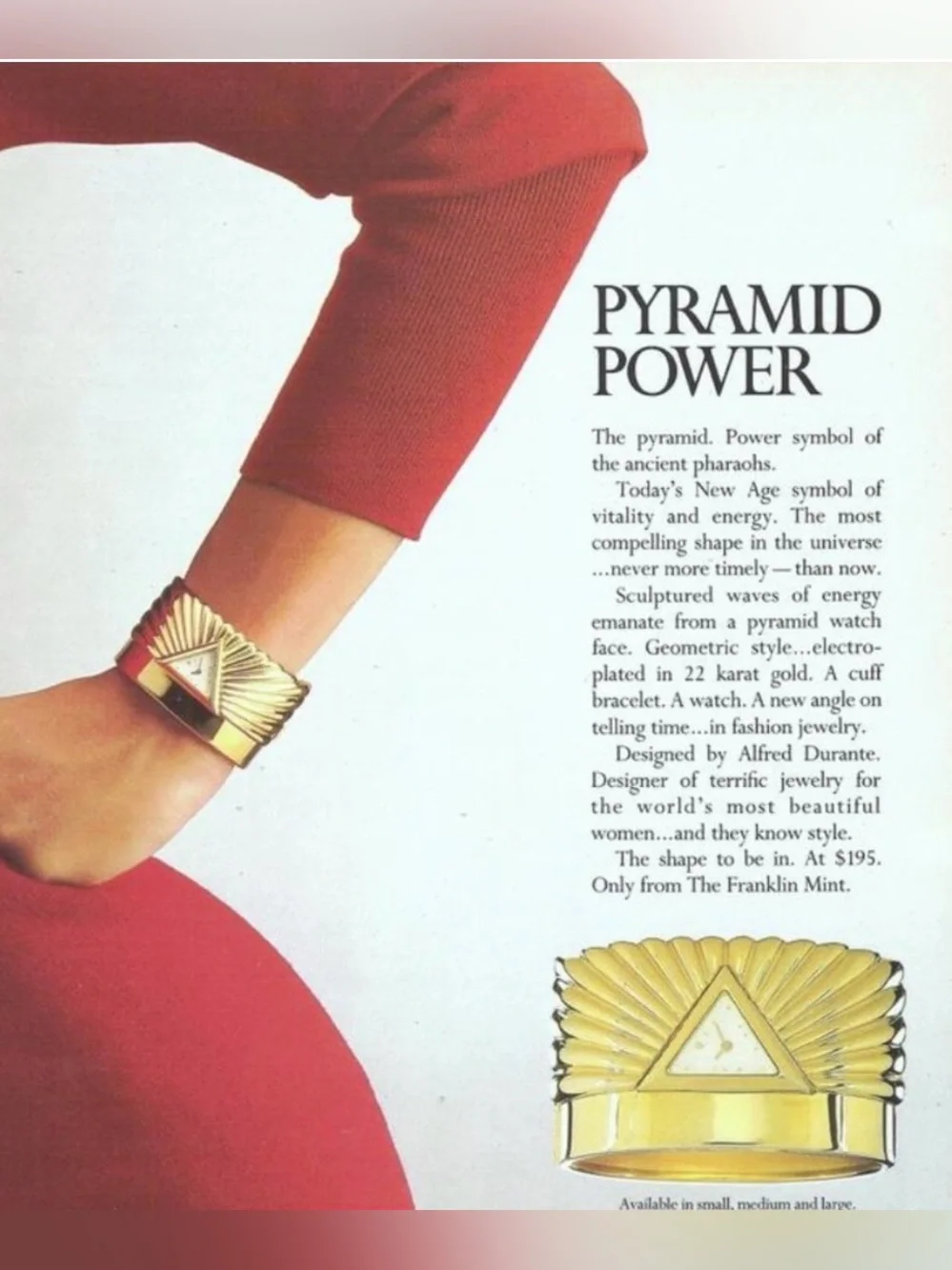 The Franklin Mint Pyramid Watch